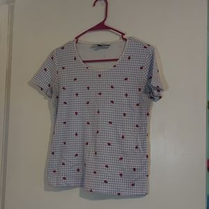 Karen Scott Ladybug Shirt